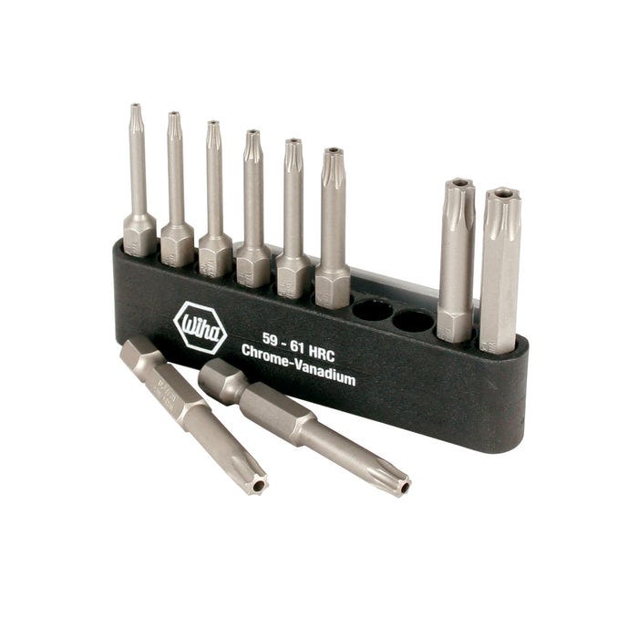 Wiha 74987 10-Piece Security Torx Power Bit Belt Pack Set