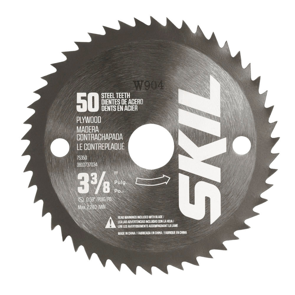 SKIL 75350 3-3/8 In. 50-Tooth Plywood Circular Saw Blade