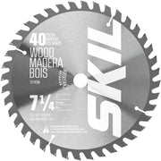 SKIL 75740W 7-1/4 In. 40 Tooth Carbide Circular Saw Blade