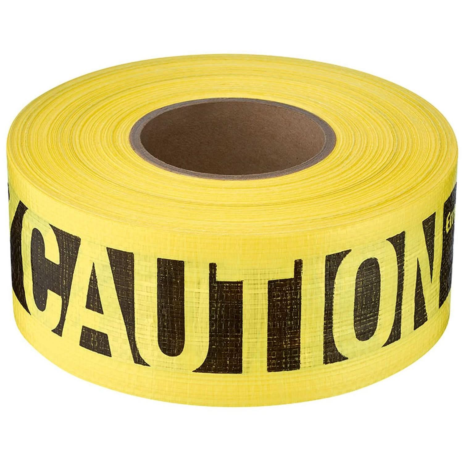Empire 76-0600 500-Foot Reinforced Yellow Barricade Tape - CAUTION