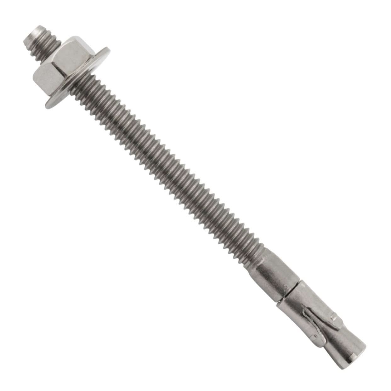 DeWalt 7604SD6 1/4" X 3-1/4" Power-Stud+ SD6 Stainless Steel Wedge Expansion Anchors (100-Pack)