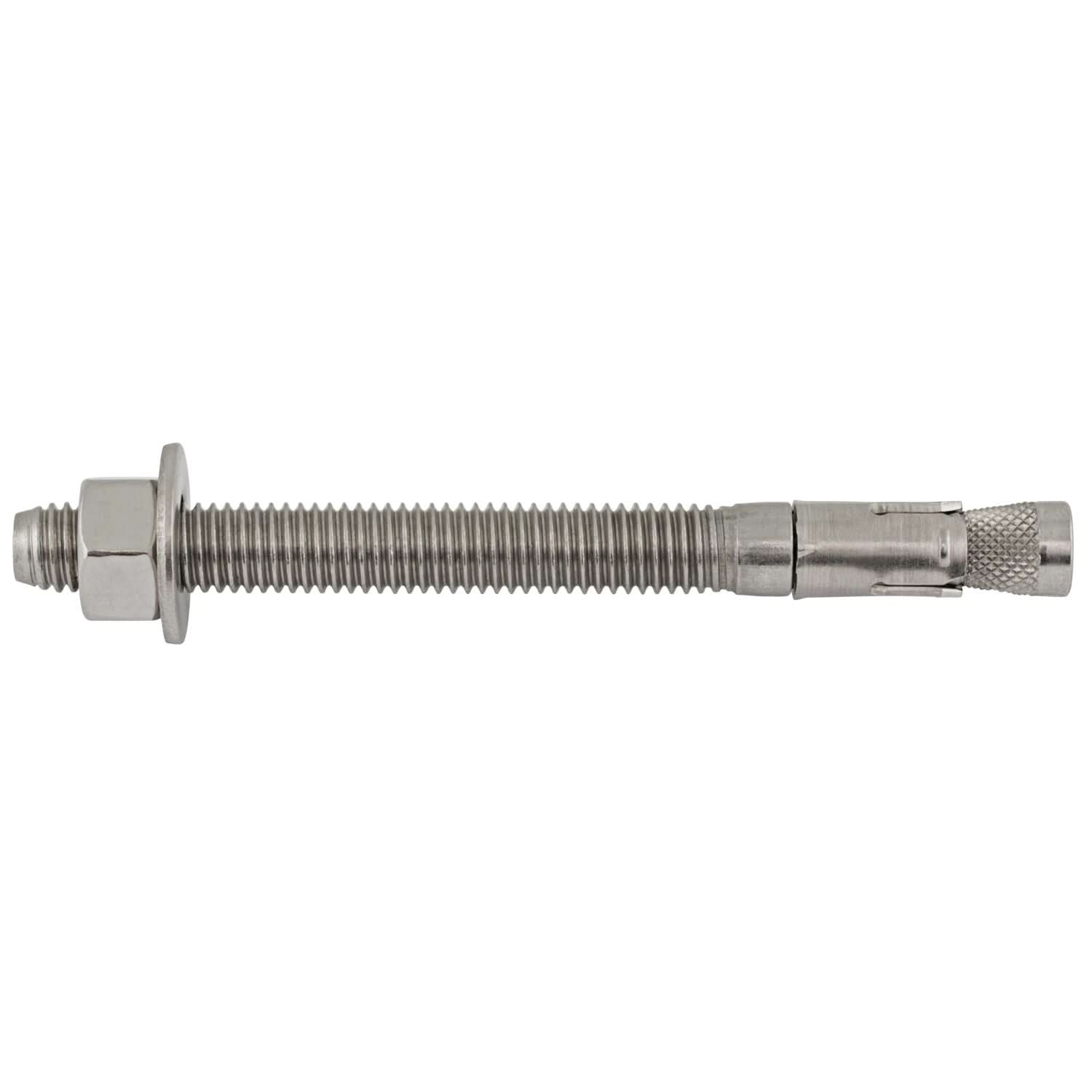 DeWalt 7624SD6 Power-Stud+ SD6 Stainless Steel Wedge Expansion Anchor, 1/2 in. x 5-1/2 in. (50-Pack)