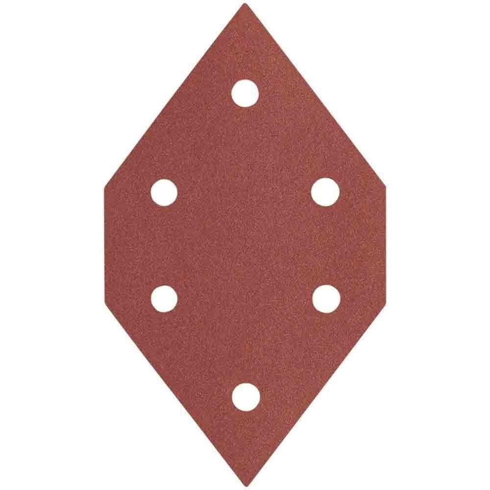 Porter Cable 767600605 Diamond-Shaped H&L Detail Sheet 60-Grit, 5-Pack