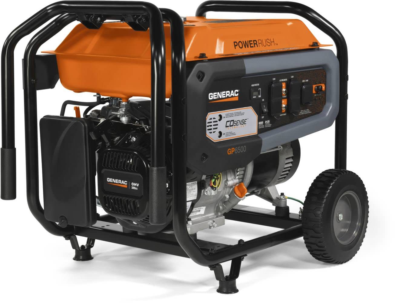 Generac 7680 GP6500 COsense 6500-Watt Portable Generator