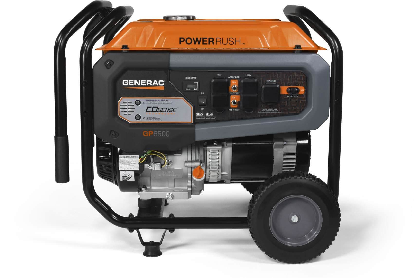 Generac 7680 GP6500 COsense 6500-Watt Portable Generator – Tool Nut