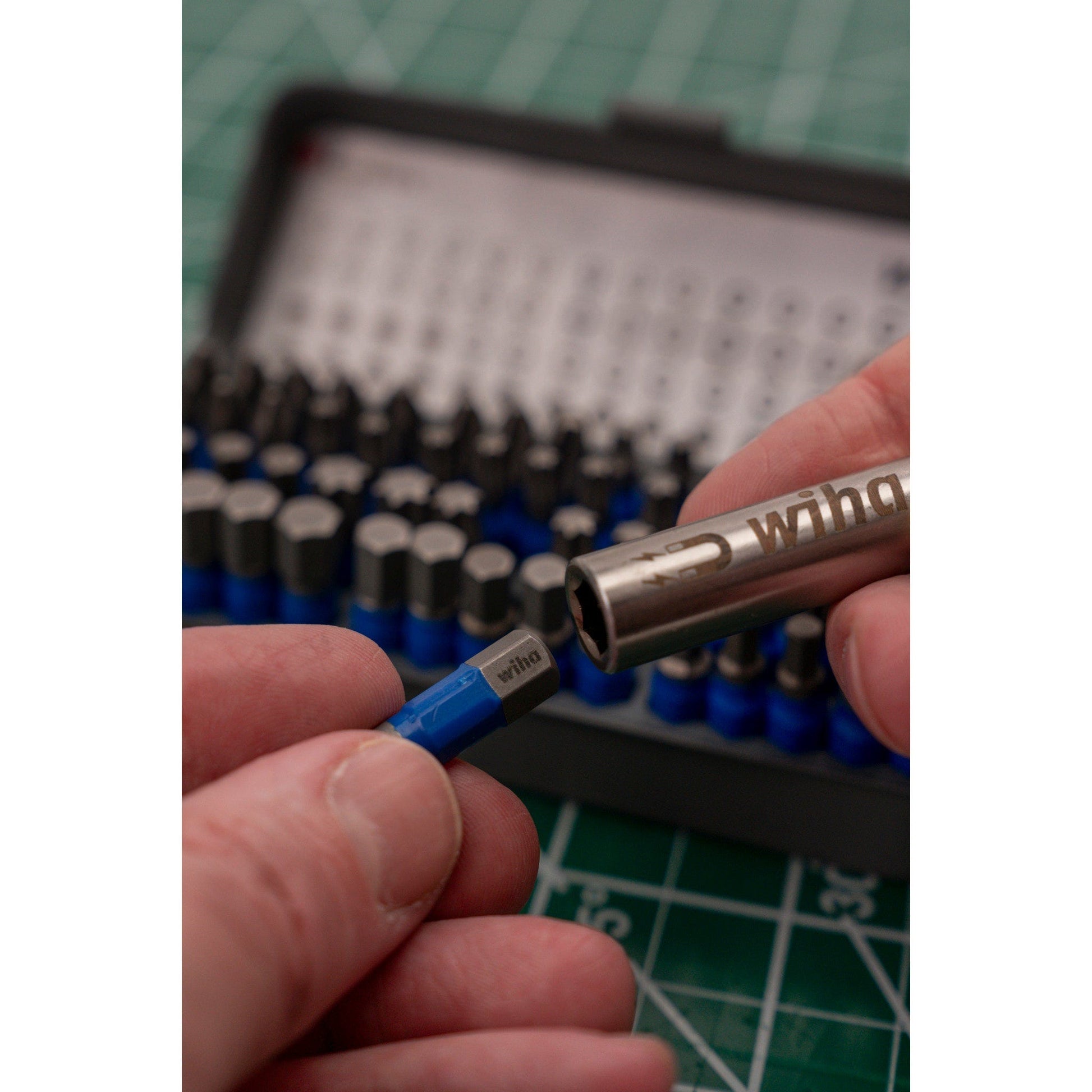 Wiha 76868 61-Piece TerminatorBlue GoBox Bit Set