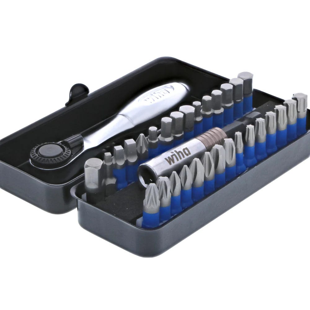 Wiha 76889 32-Piece Go Box Impact Bit Set