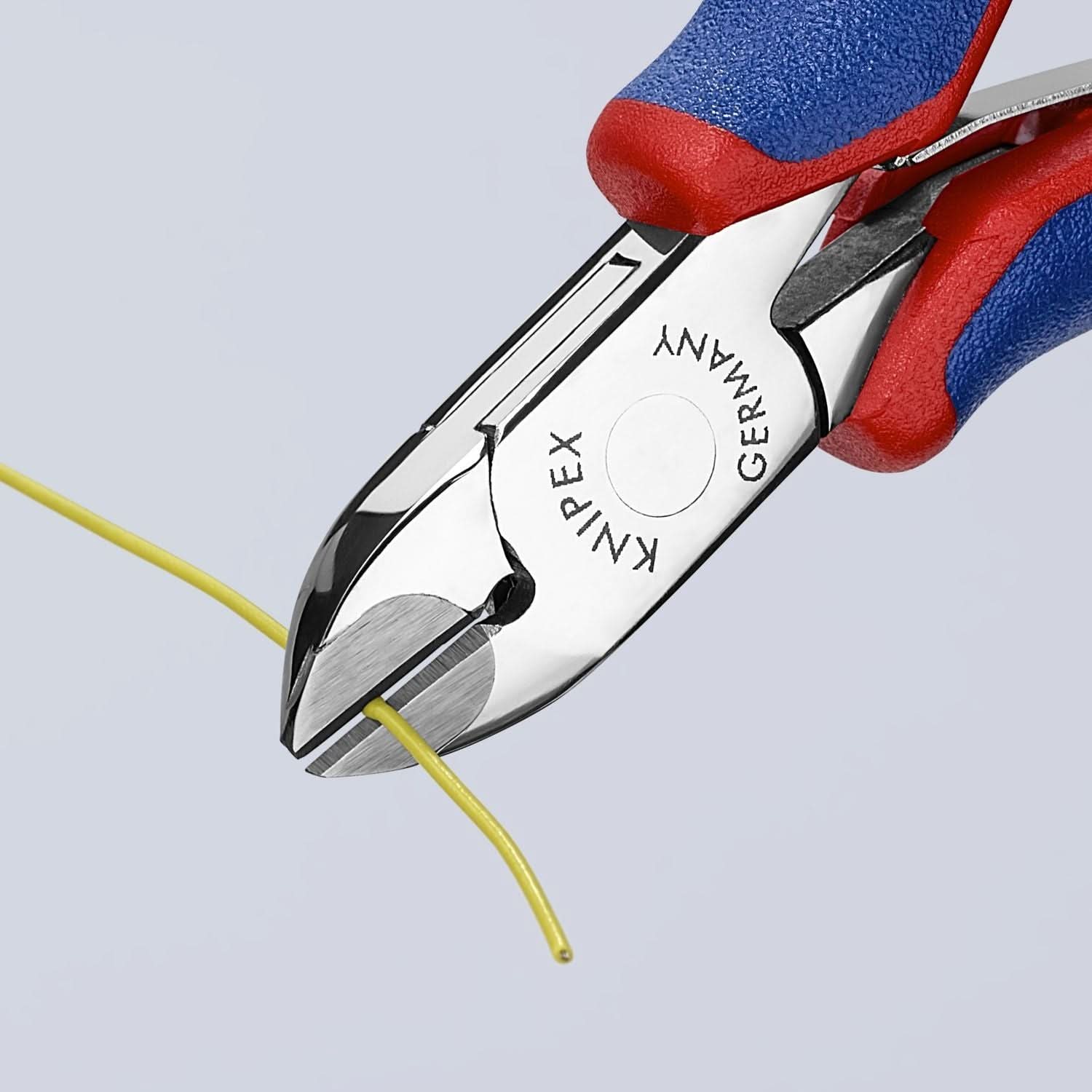 Knipex 77 02 120 H Electronics Diagonal Cutters-Carbide Metal Cutting Edges