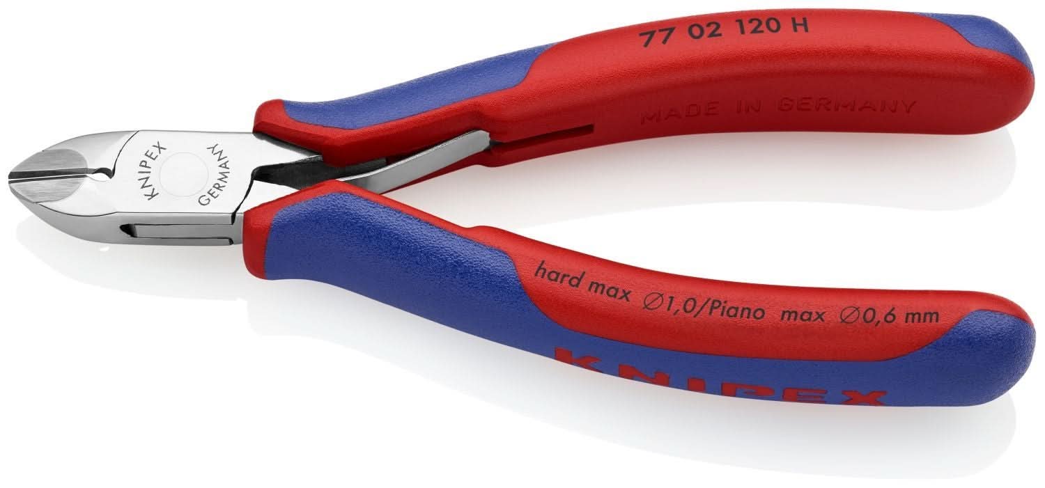 Knipex 77 02 120 H Electronics Diagonal Cutters-Carbide Metal Cutting Edges