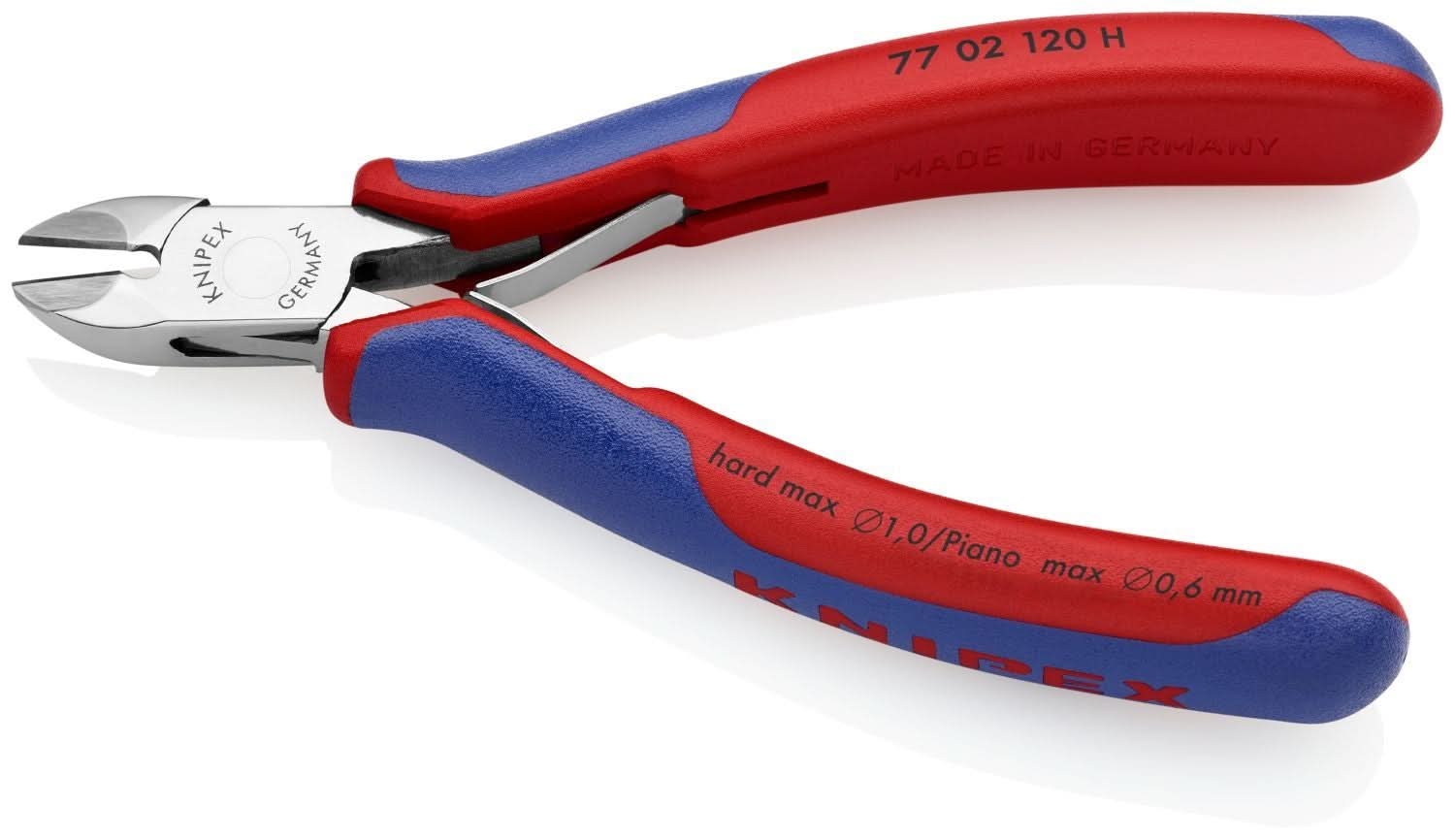 Knipex 77 02 120 H Electronics Diagonal Cutters-Carbide Metal Cutting Edges