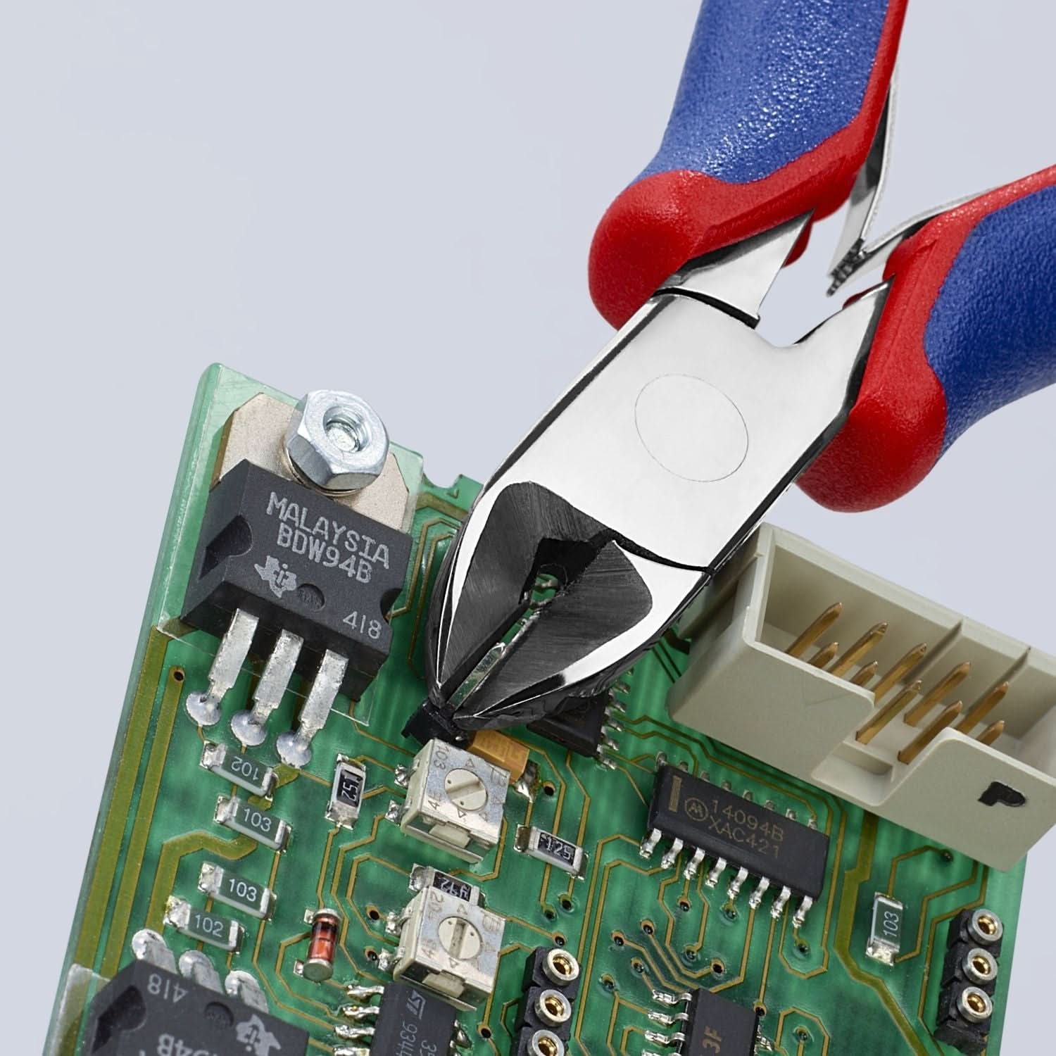Knipex 77 02 120 H Electronics Diagonal Cutters-Carbide Metal Cutting Edges