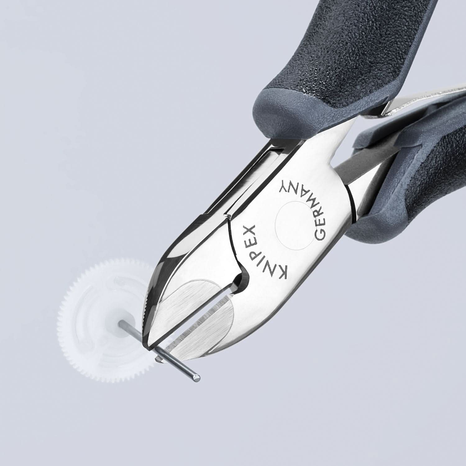 Knipex 77 02 120 H ESD Electronics Diagonal Cutters-Carbide Metal Cutting Edges-ESD Handles