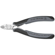 Knipex 77 02 120 H ESD Electronics Diagonal Cutters-Carbide Metal Cutting Edges-ESD Handles