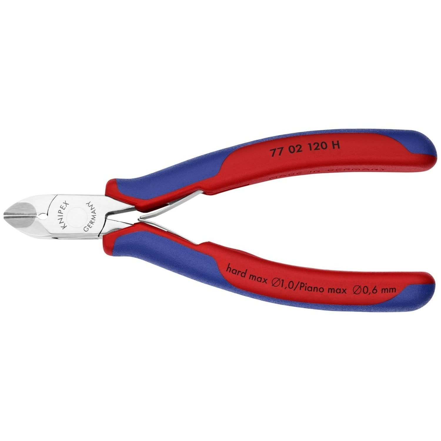 Knipex 77 02 120 H Electronics Diagonal Cutters-Carbide Metal Cutting Edges