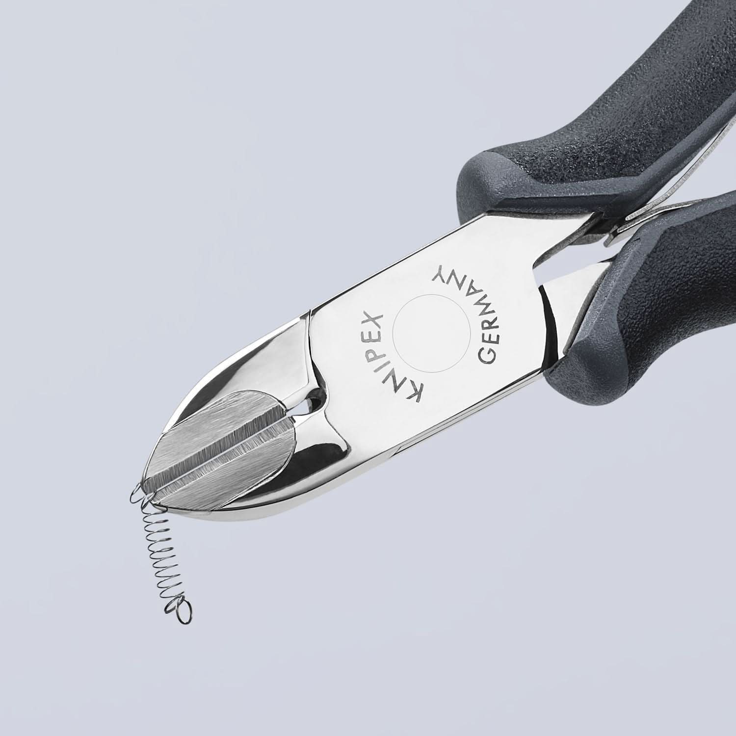 Knipex 77 02 135 H ESD Electronics Diagonal Cutters-Carbide Metal Cutting Edges-ESD Handles