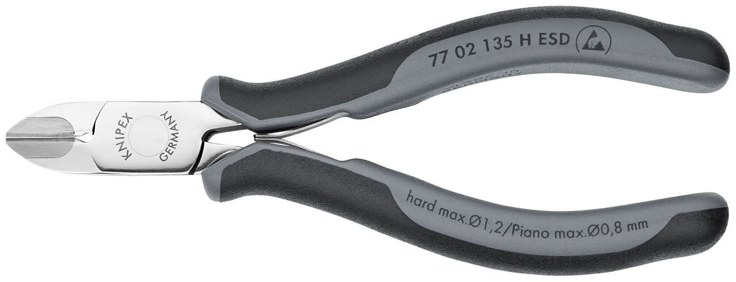 Knipex 77 02 135 H Electronics Diagonal Cutters-Carbide Metal Cutting Edges