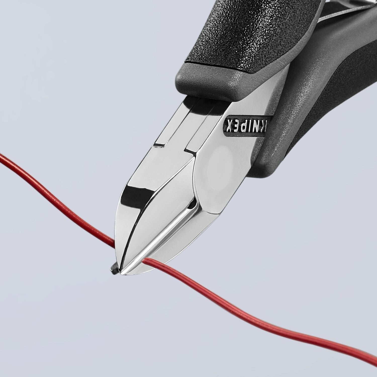 Knipex 77 12 115 ESD Electronics Diagonal Cutters-ESD Handles