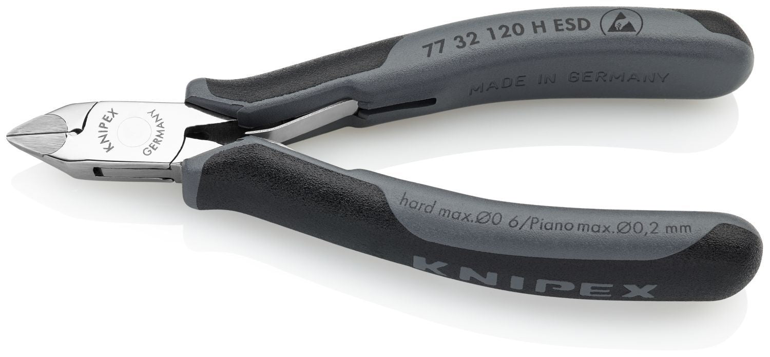 Knipex 77 32 120 H Electronics Diagonal Cutters-Carbide Metal Cutting Edges