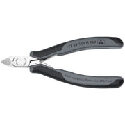 Knipex 77 32 120 H ESD Electronics Diagonal Cutters-Carbide Metal Cutting Edges-ESD Handles