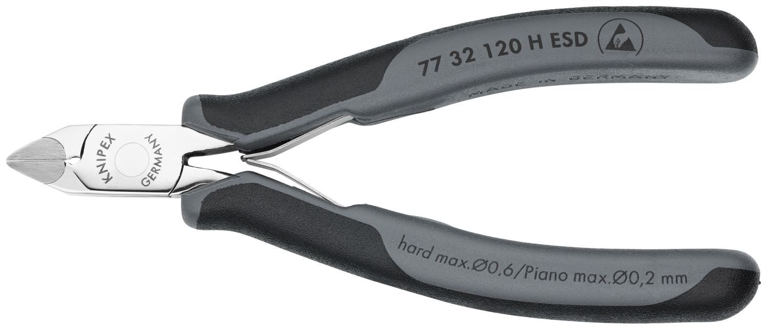 Knipex 77 32 120 H Electronics Diagonal Cutters-Carbide Metal Cutting Edges
