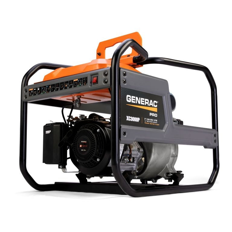 Generac Pro 7725 XC3000P 265cc 350 GPM 3-in. Trash Water Pump