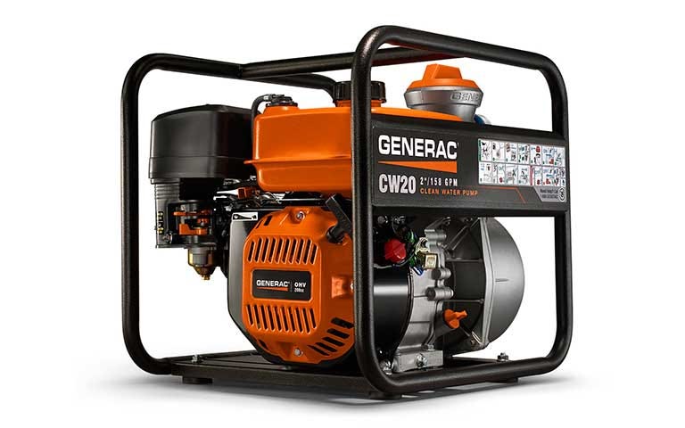 Generac Power Systems 7732 CW20K 2 in. Clean Water Pump with Hose Kit