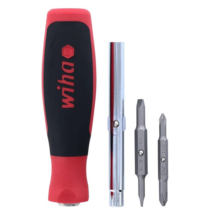 Wiha 77890 SoftFinish 6inOne Multi-Driver