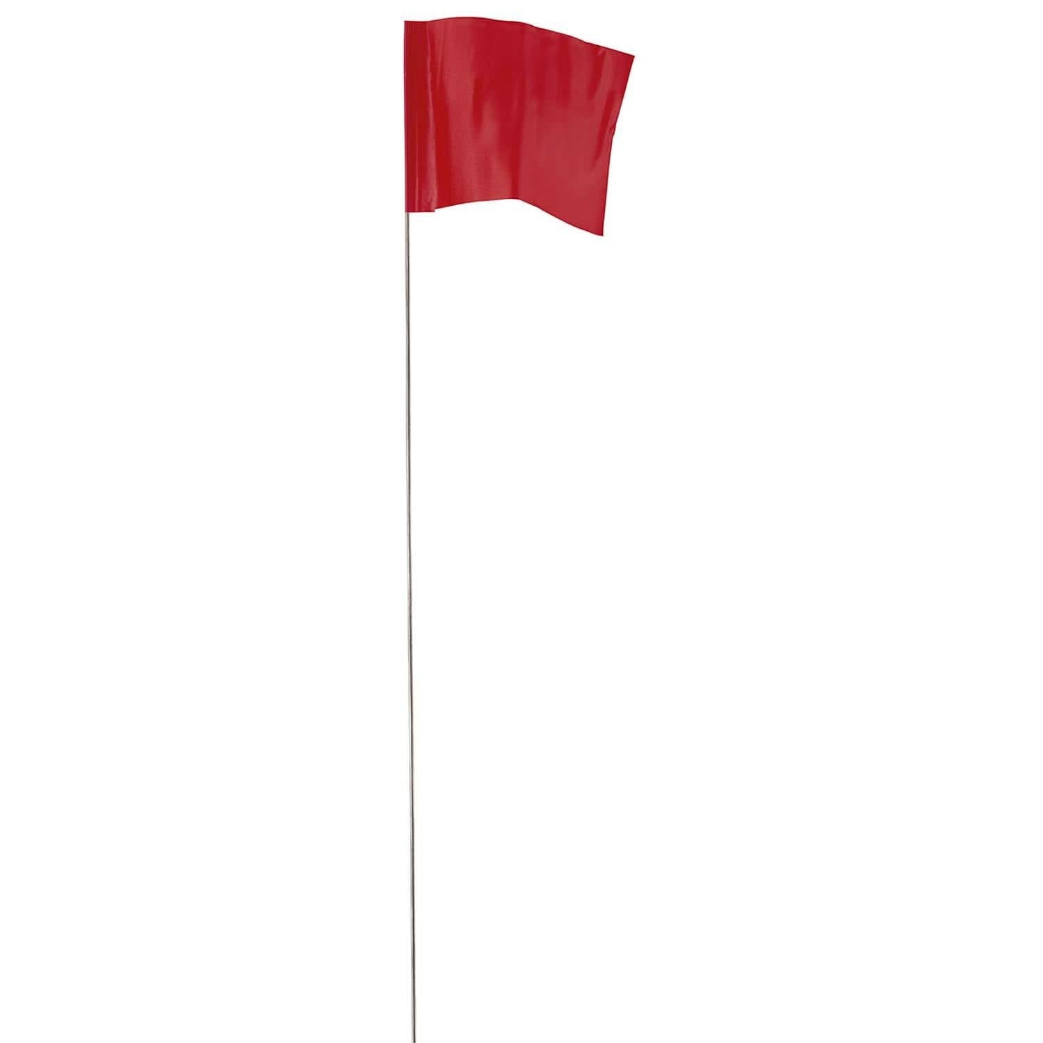 Empire 78-007 2.5-Inch x 3.5-Inch Red Flag Stakes