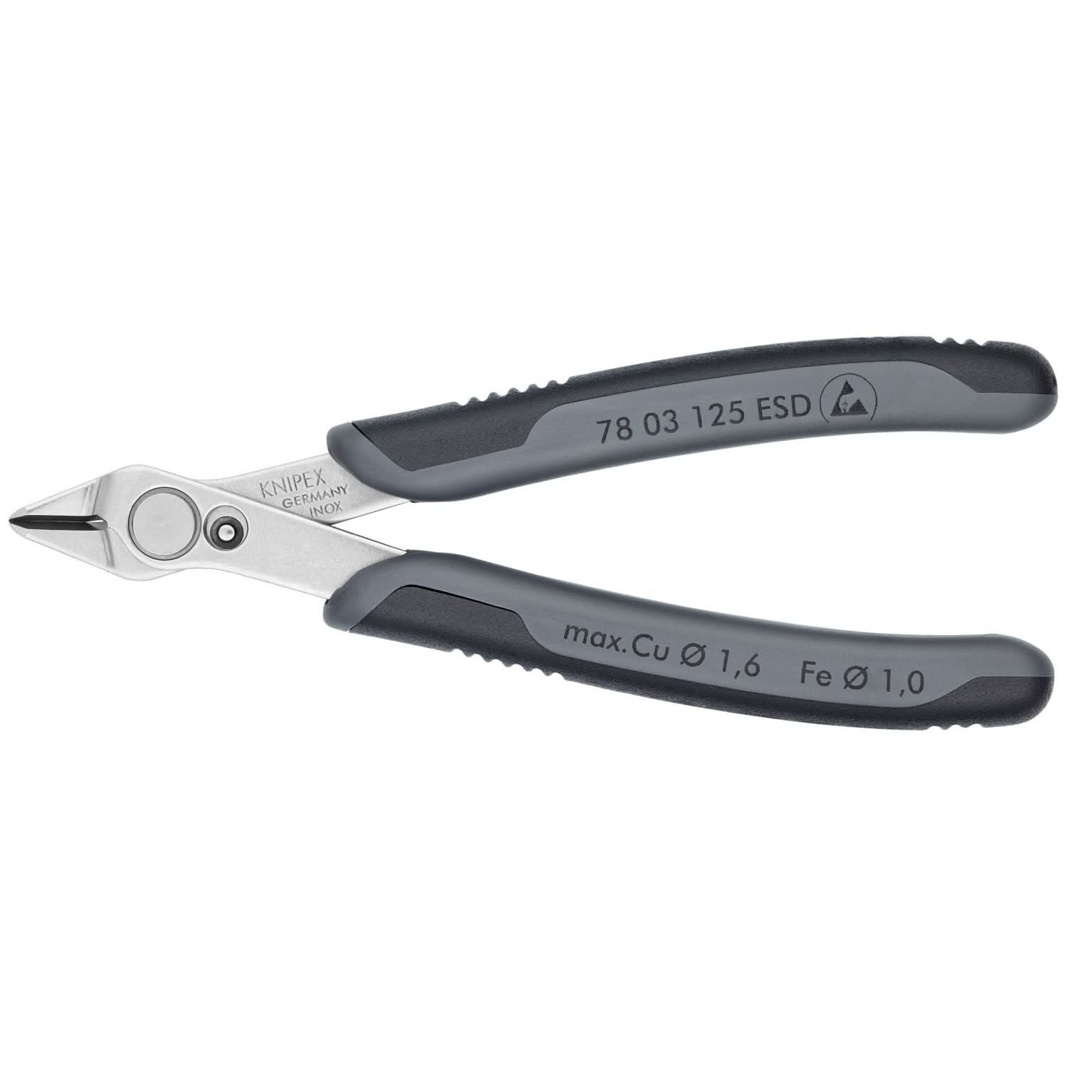 Knipex 78 03 125 ESD Electronics Super Knips-ESD Handles – Tool Nut