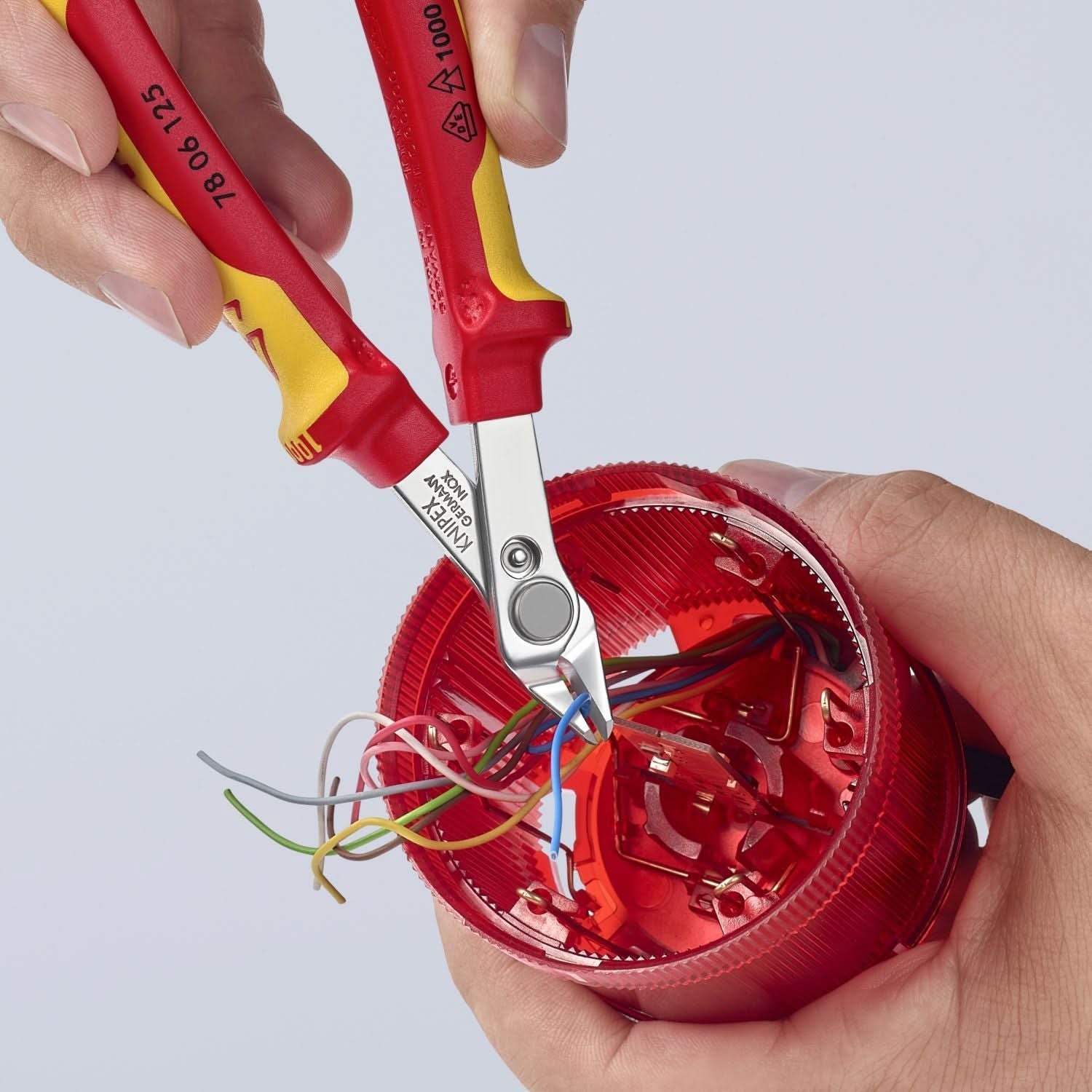 Knipex 78 06 125 Electronics Super Knips- 1000V Insulated