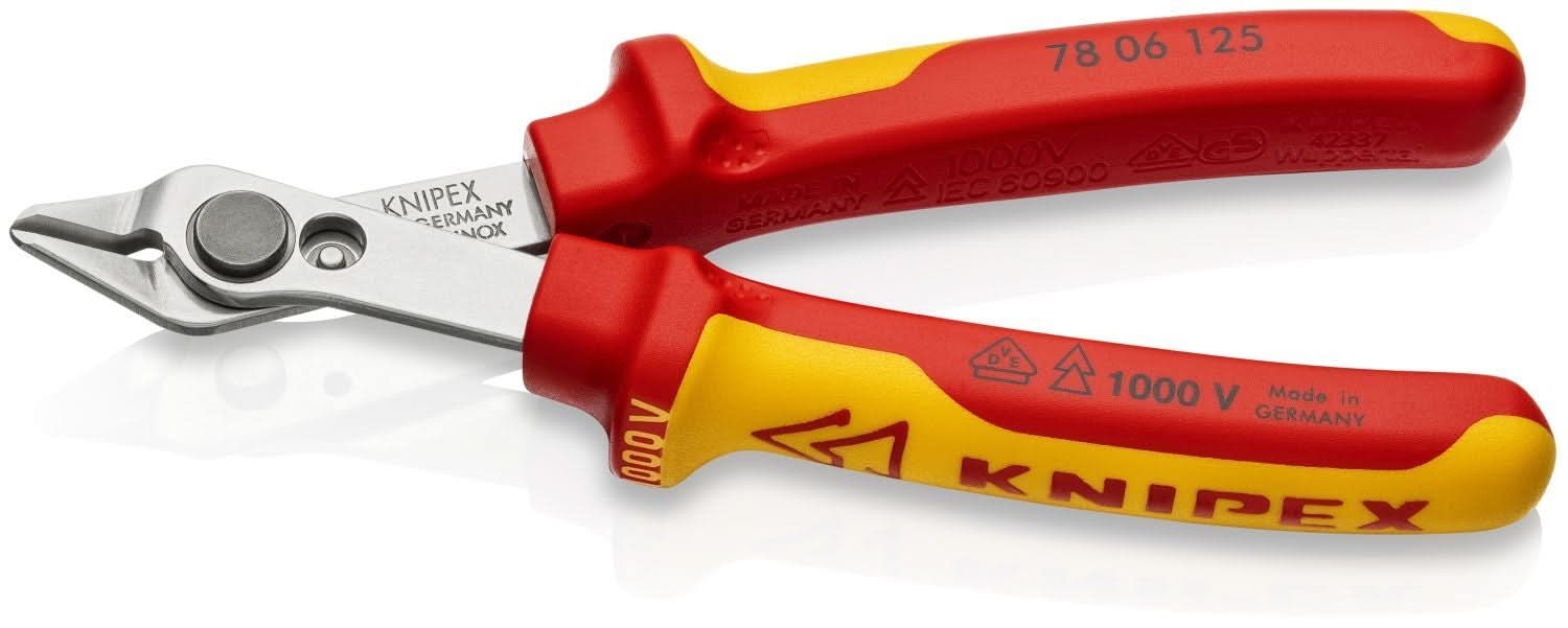 Knipex 78 06 125 Electronics Super Knips- 1000V Insulated