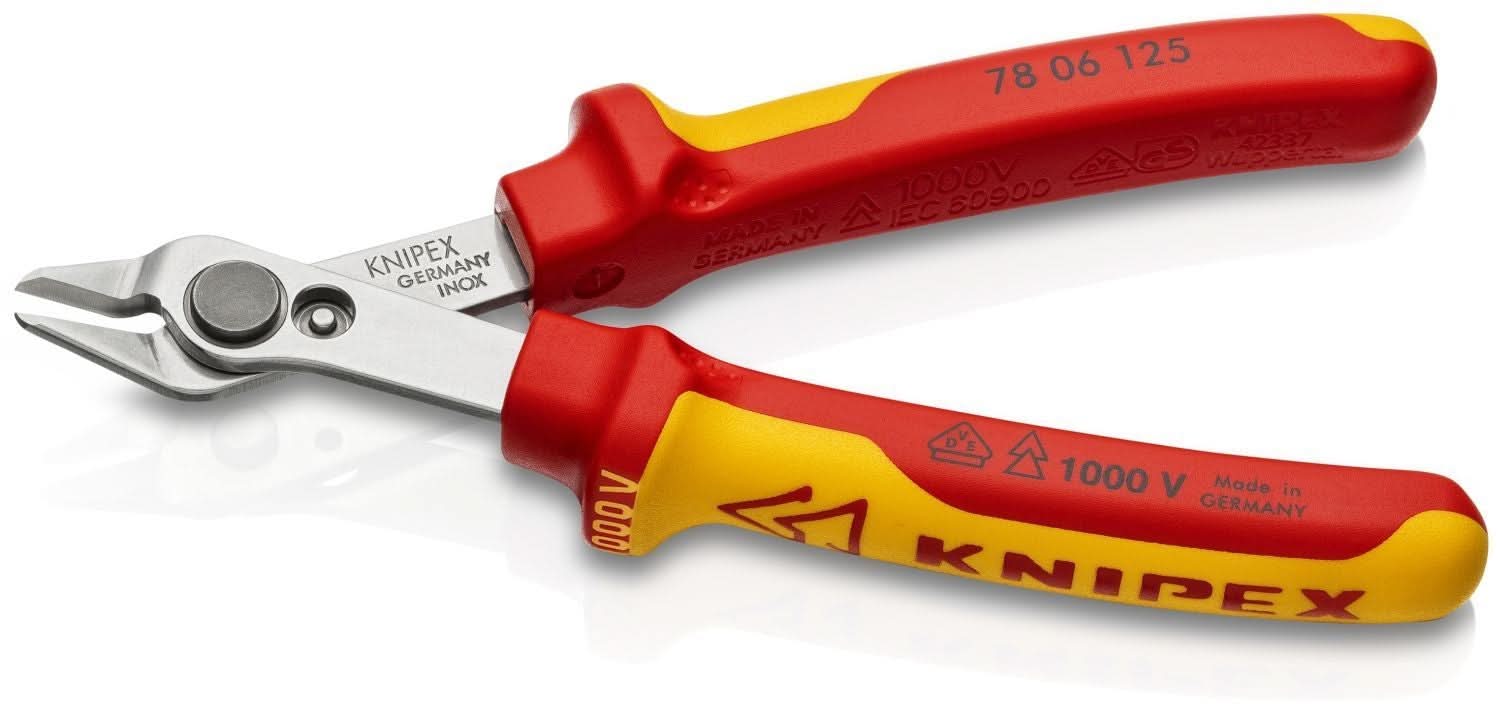 Knipex 78 06 125 Electronics Super Knips- 1000V Insulated