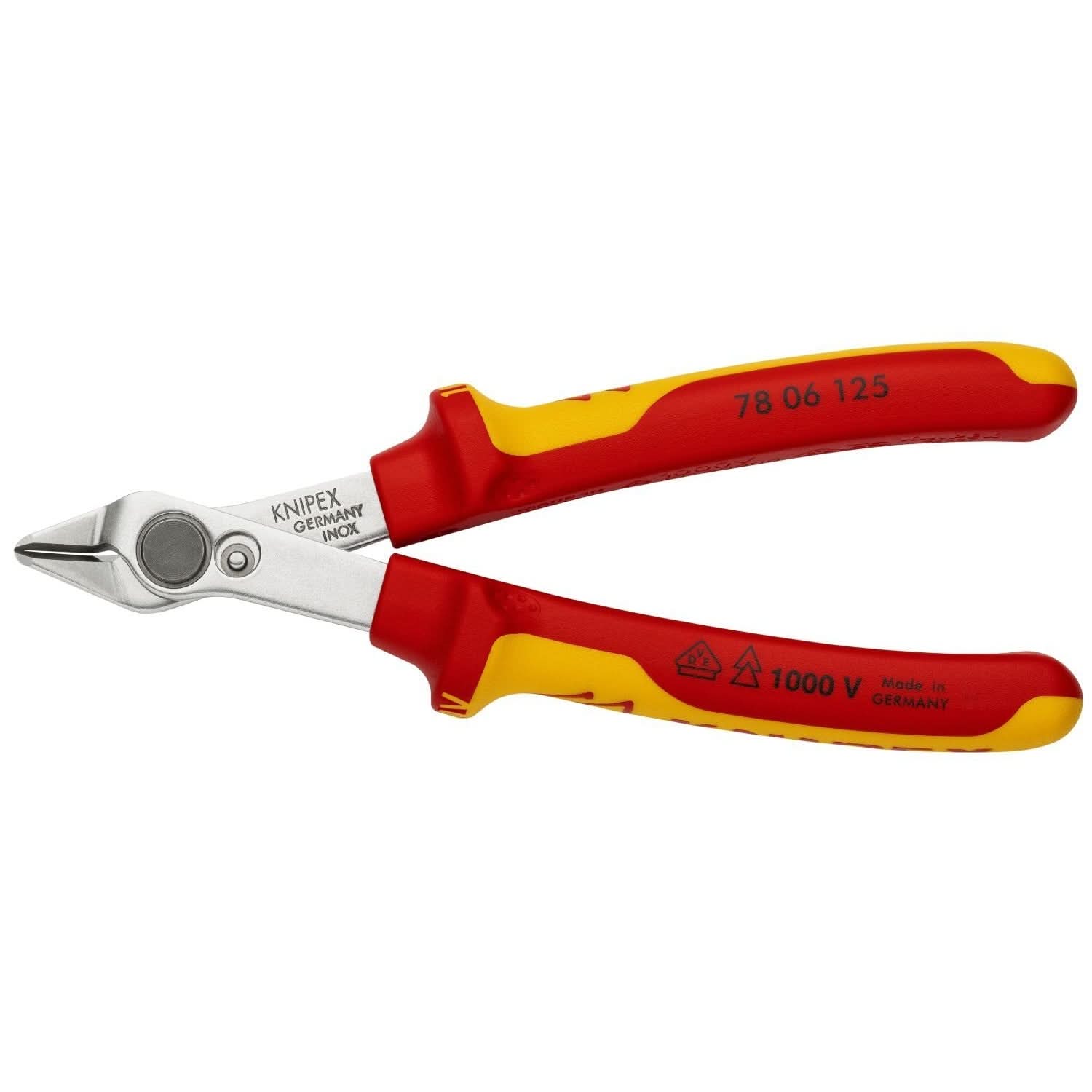 Knipex 78 06 125 Electronics Super Knips- 1000V Insulated – Tool Nut