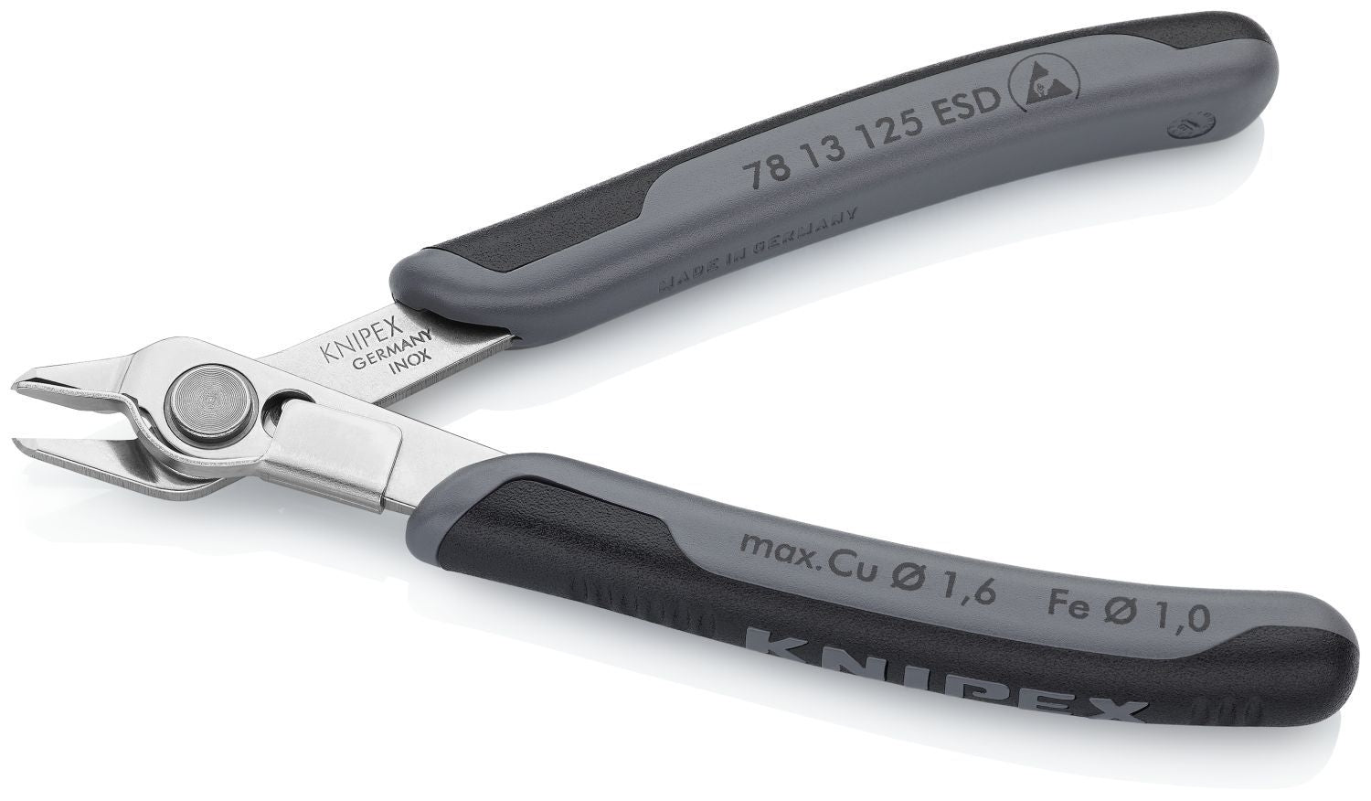 Knipex 78 13 125 ESD Electronics Super Knips-ESD Handles – Tool Nut