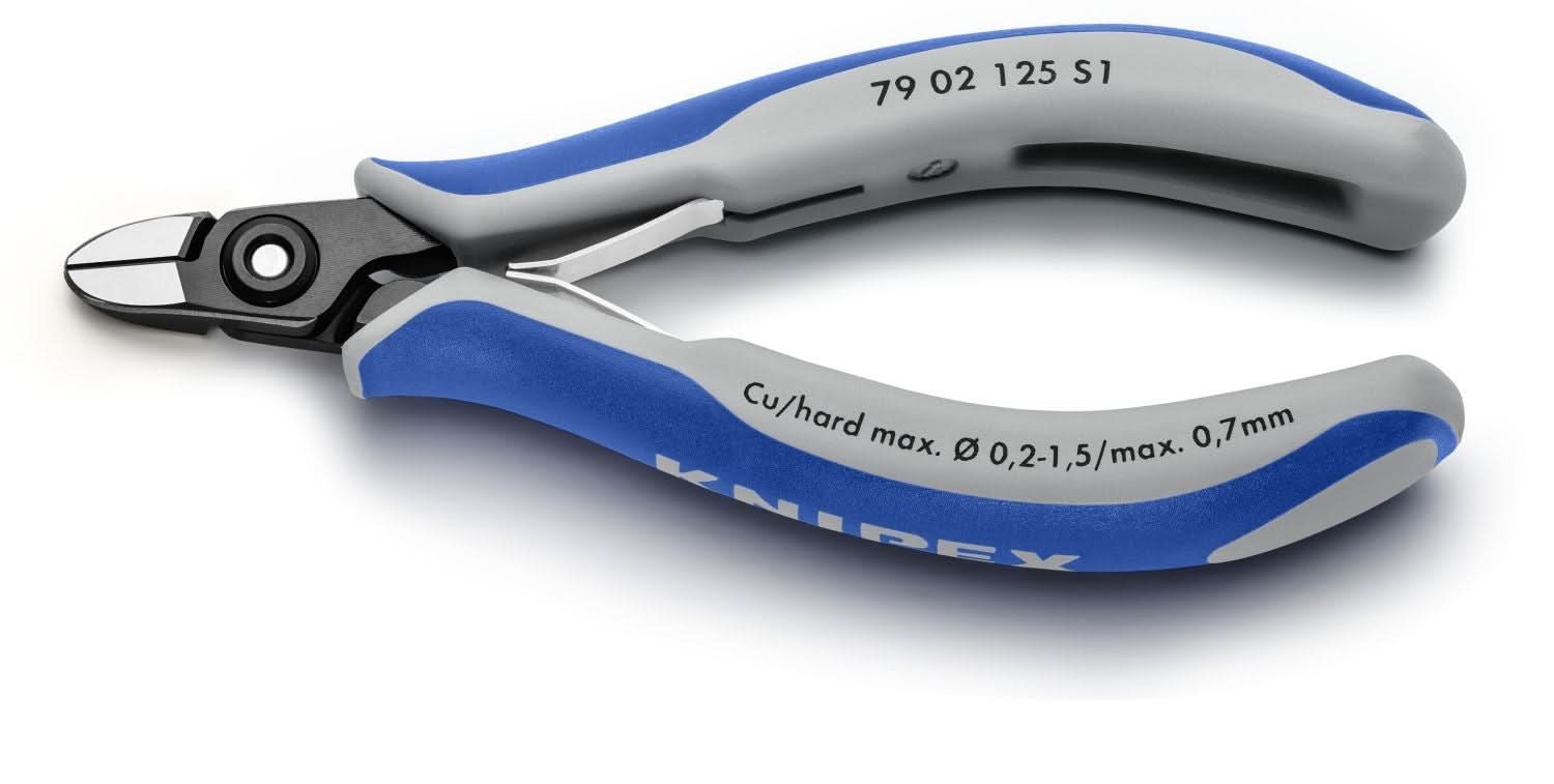Knipex 79 02 125 S1 Aviation Round Nose Diagonal Cutters