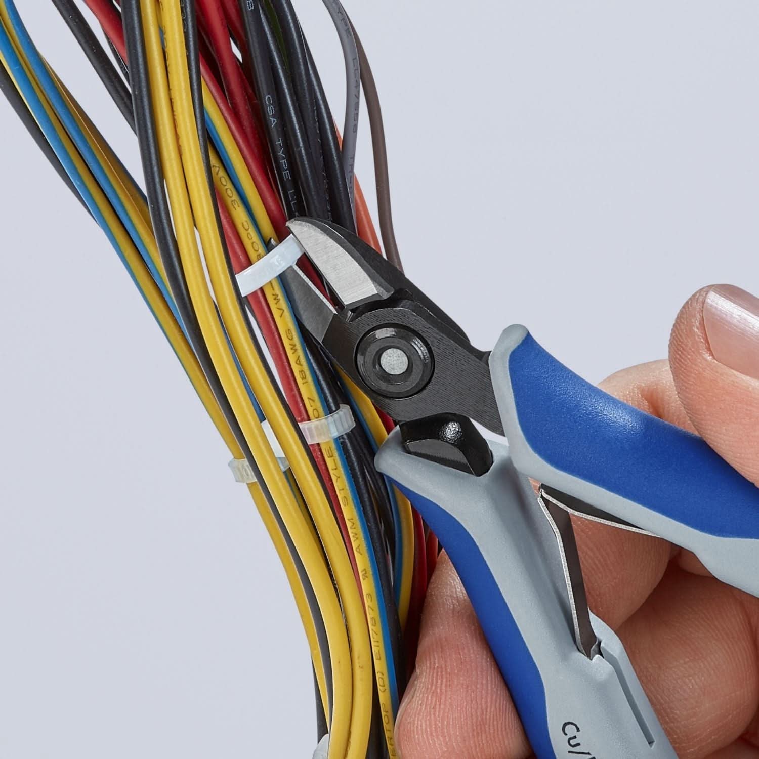 Knipex 79 02 125 S1 Aviation Round Nose Diagonal Cutters