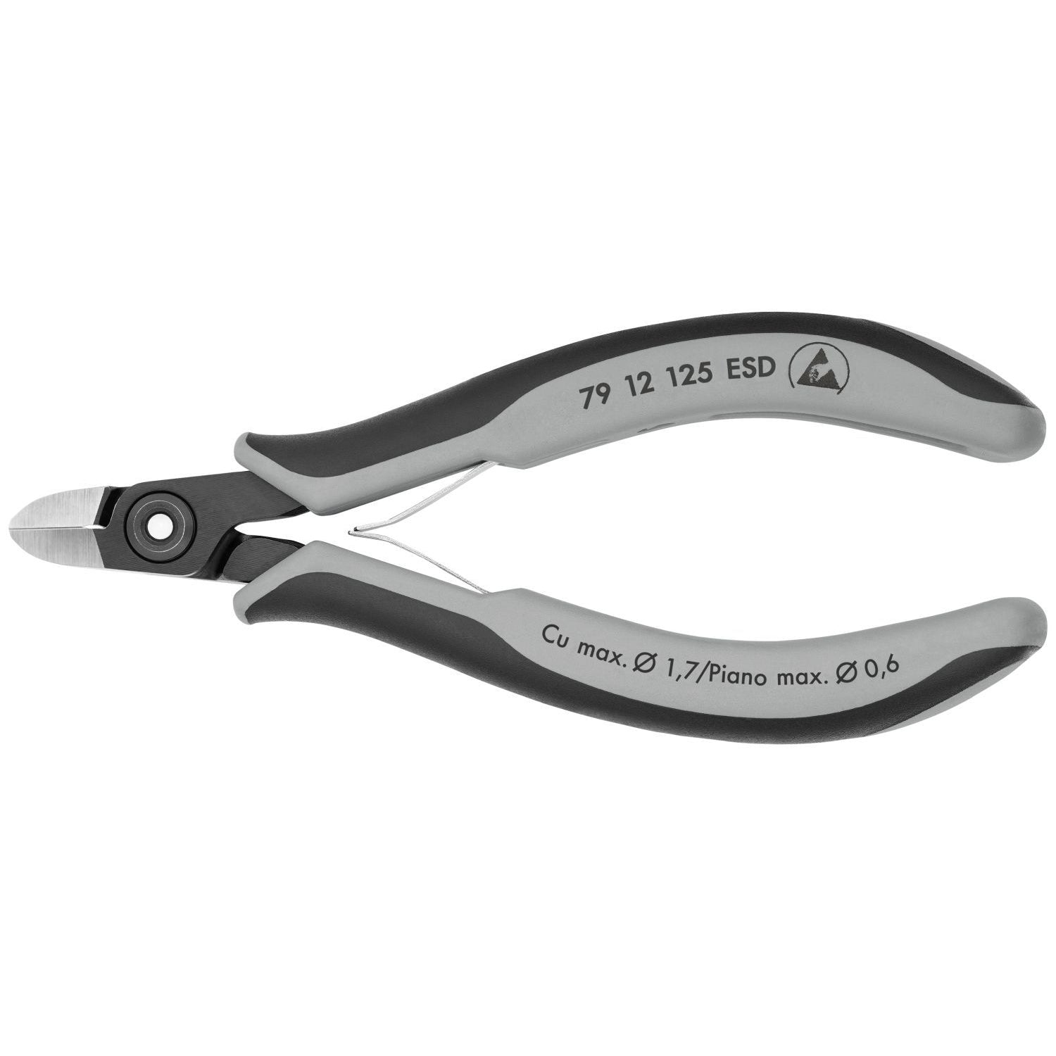 Knipex 79 12 125 ESD Electronics Diagonal Cutters-ESD Handles