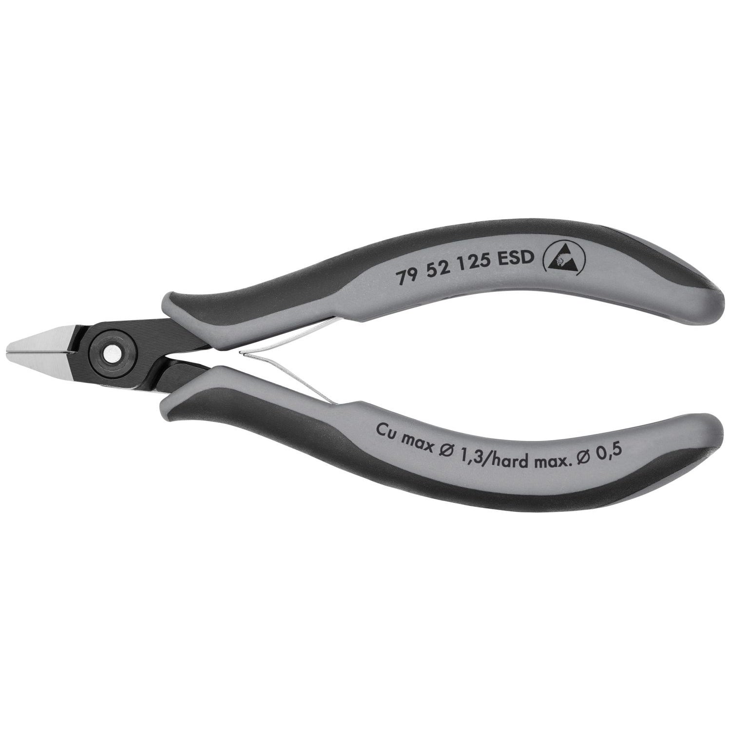 Knipex 79 52 125 ESD Electronics Diagonal Cutters-ESD Handles