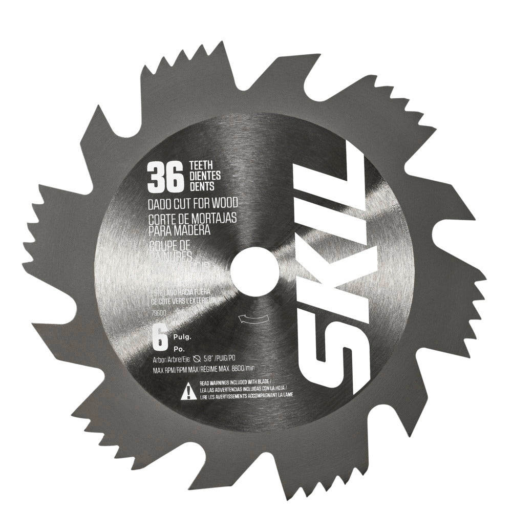SKIL 79600 6 In. Carbide Tipped Dado Set