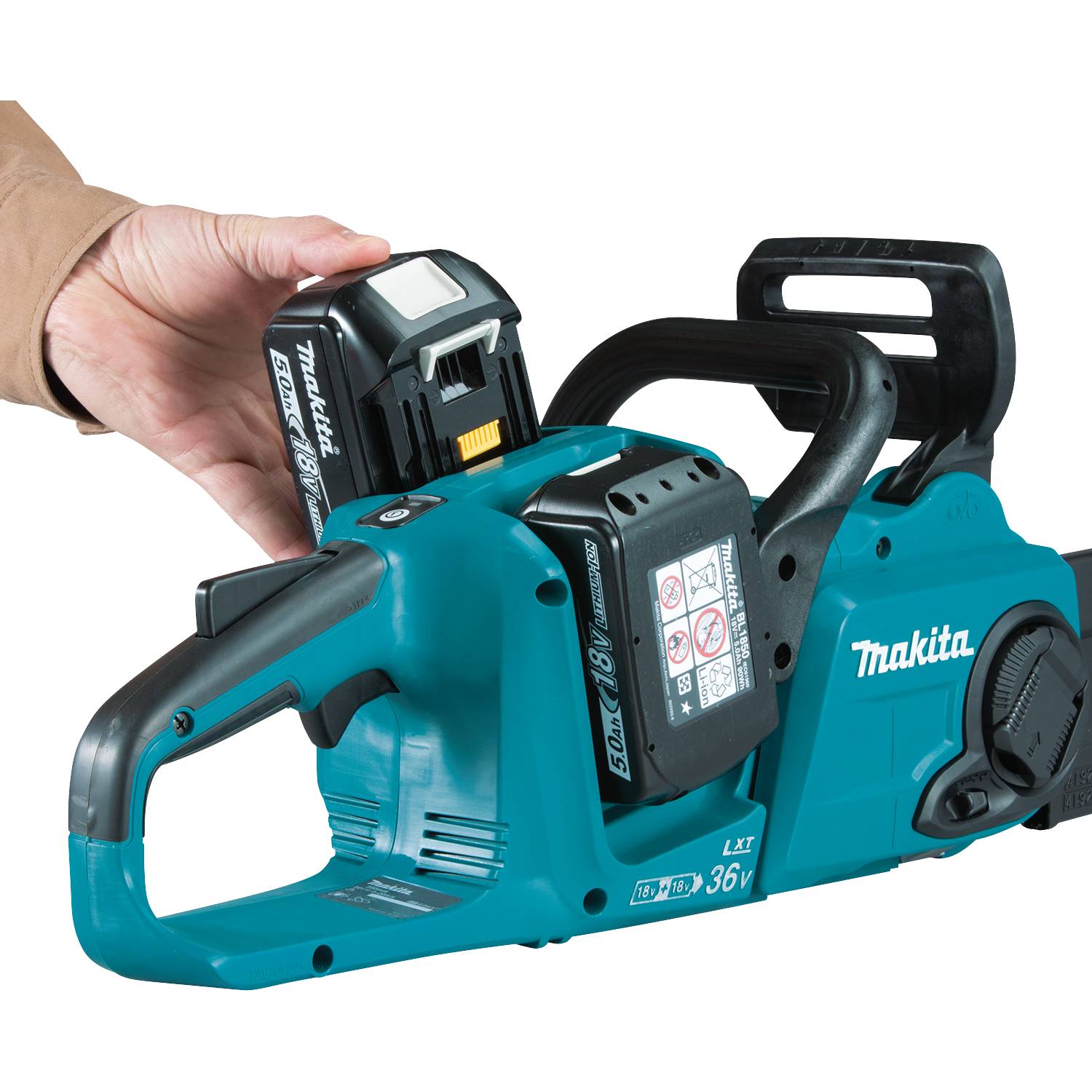 Makita XCU03PT 36V (18V X2) LXT Brushless 14" Chain Saw Kit (5.0Ah)