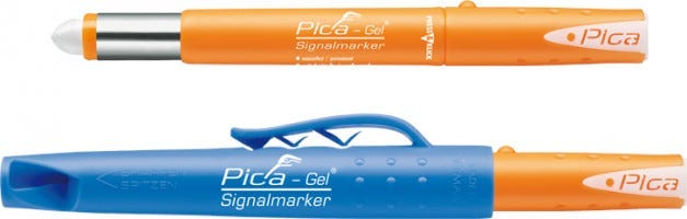 Pica-Gel Signalmarker 4-Piece Set (White, Black, Red, Blue)