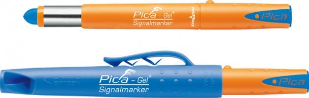 Pica-Gel Signalmarker 4-Piece Set (White, Black, Red, Blue)