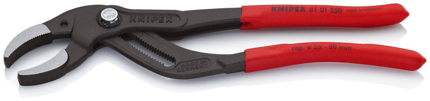 Knipex 81 01 250 Pipe Gripping Pliers with Serrated Jaws