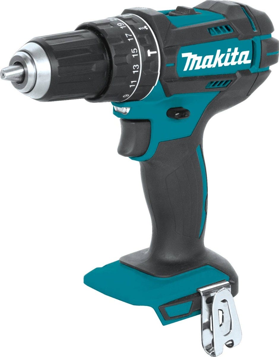 Makita XPH10Z 18V LXT Lithium-Ion Cordless 1/2" Hammer Driver-Drill, Tool Only