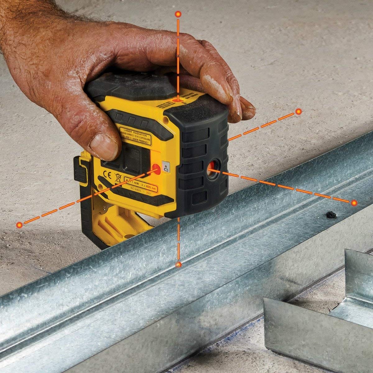 Stabila 03165 LA-5P Green 5 Point Laser Level Set