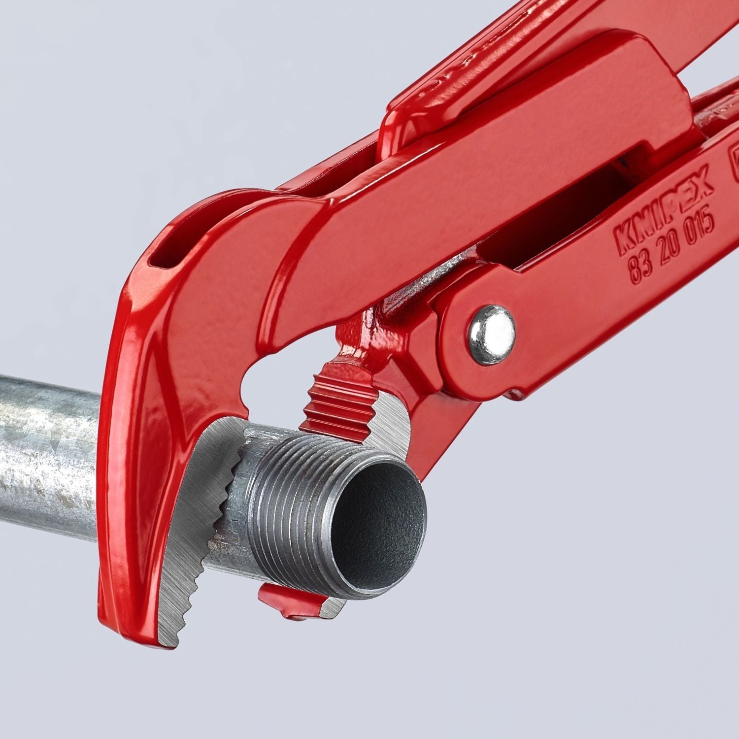 Knipex 83 20 015 Swedish Pipe Wrench-45&deg;