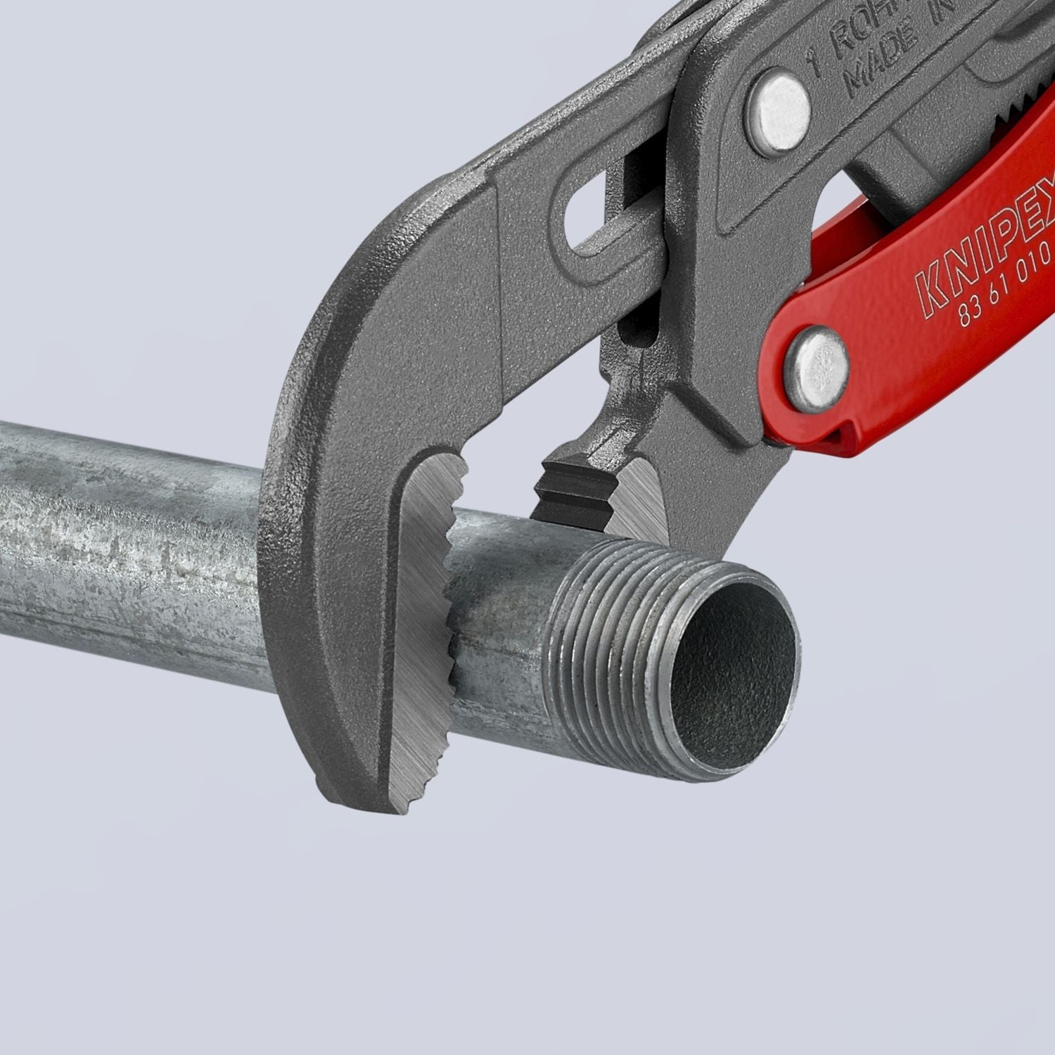 Knipex 83 61 010 Rapid Adjust Swedish Pipe Wrench-S-Type