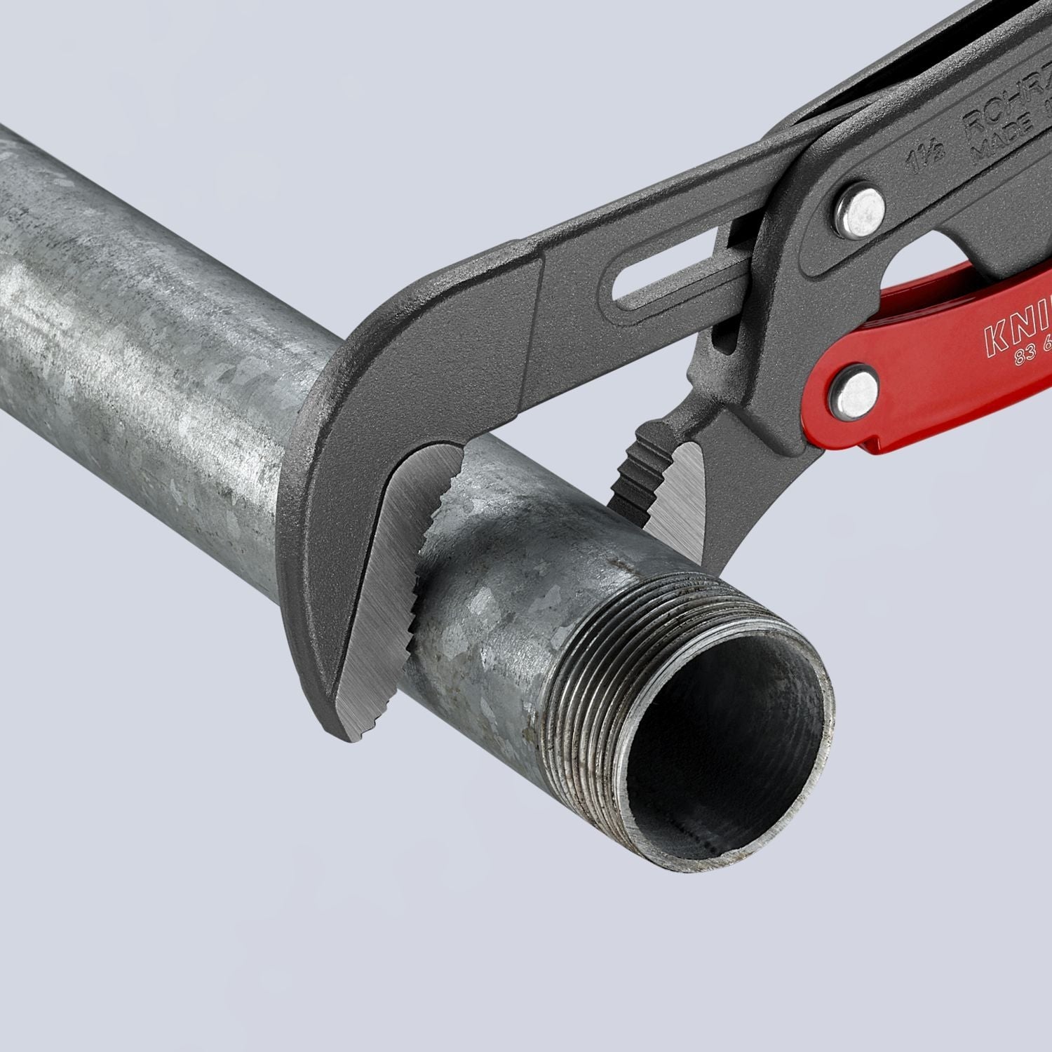 Knipex 83 61 015 Rapid Adjust Swedish Pipe Wrench-S-Type