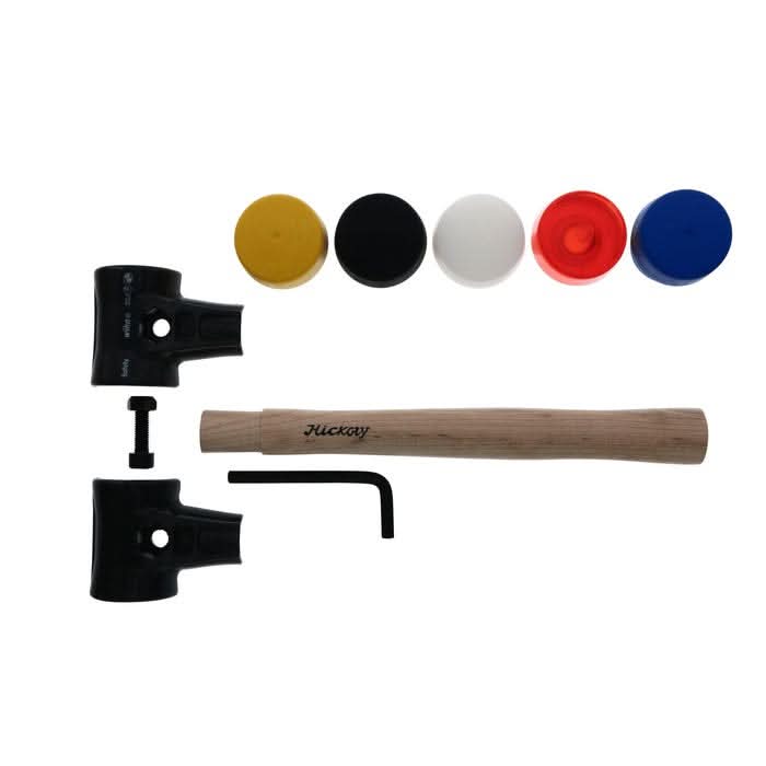 Wiha 83256 7-Piece Split Head Mallet Set, 50mm