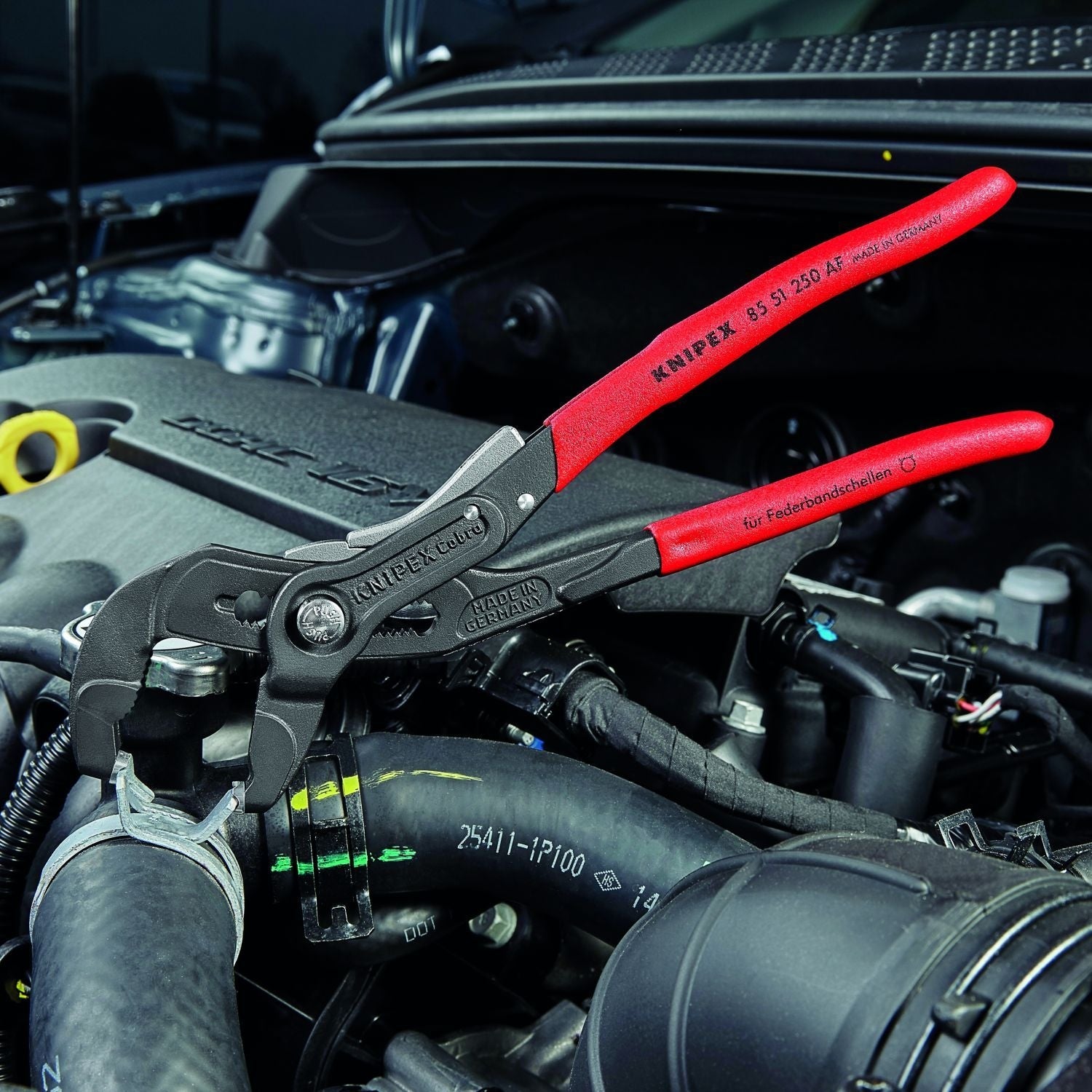 Knipex 85 51 250 AF Spring Hose Clamp Pliers-Locking Device